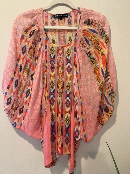 Anthropologie Tops - Anthropologie Tanvi Kedia Boho Batwing Printed Women's Top
